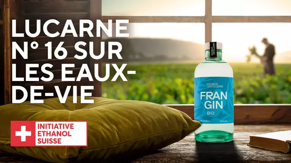 Lucarne n° 16 sur les eaux-de-vie Fran Gin von Souboz Distillerie